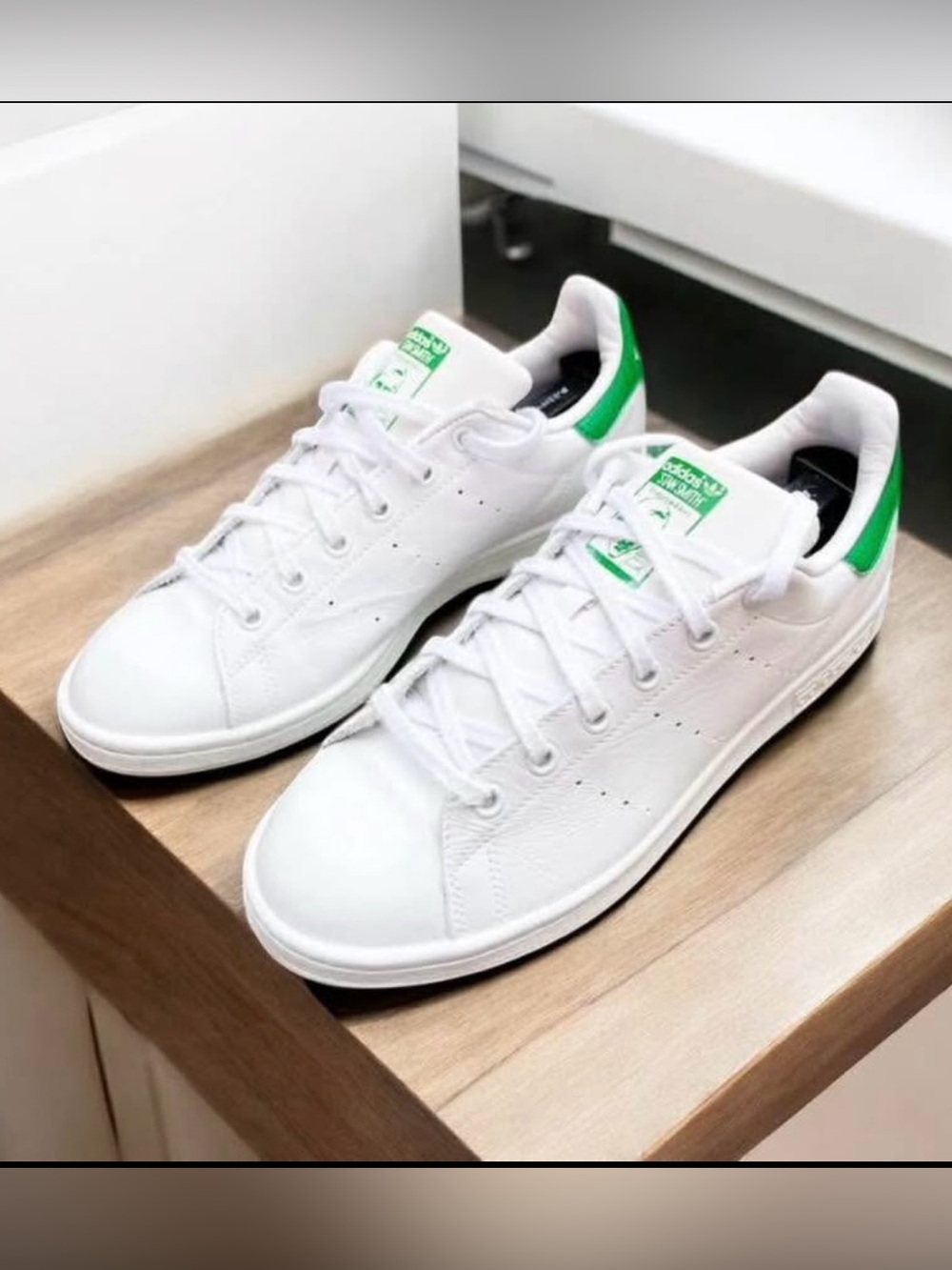 Adidas Stan Smith White Green Size US 8 Women’s Shoes EUR 40 (CM 25)